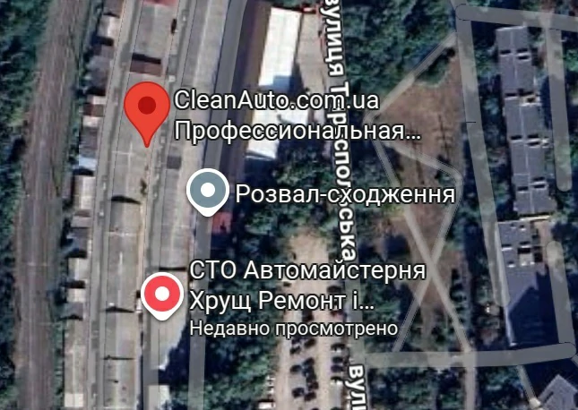 Карта проїзду до СТО