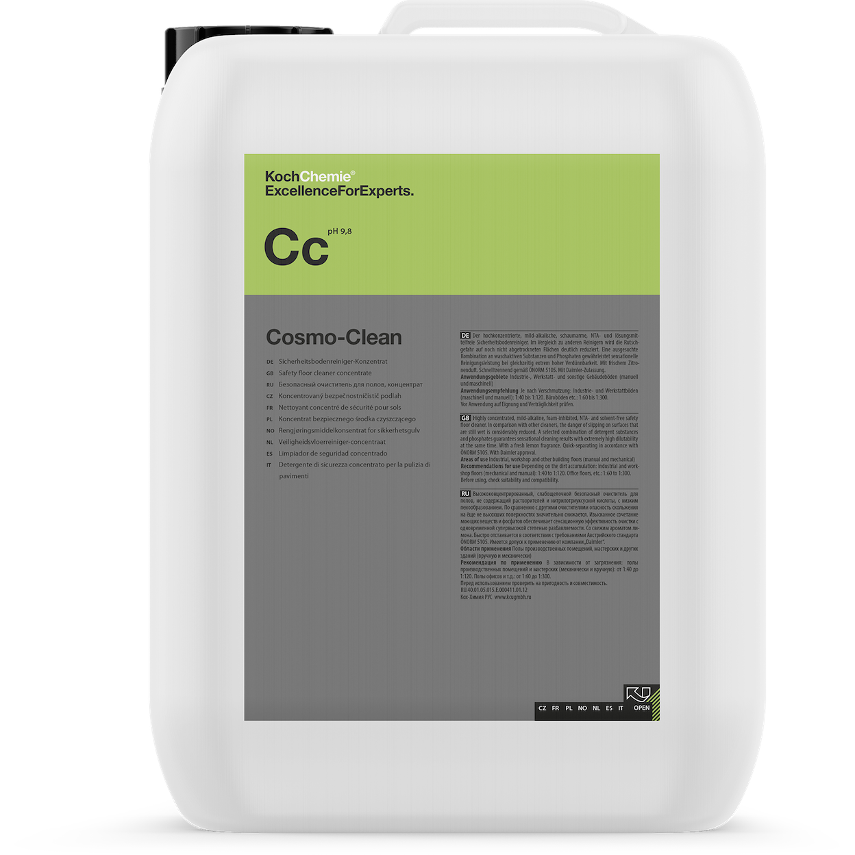 Очищувач підлоги Cosmo-Clean 22 кг 22кг