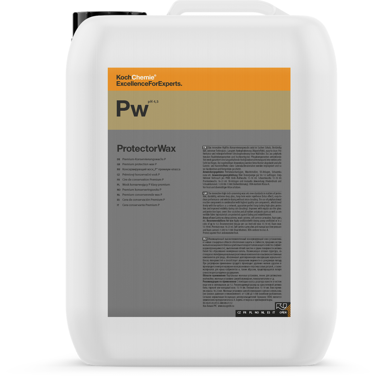 Засіб для сушки та консервації ЛФП ProtectorWax 10 л
