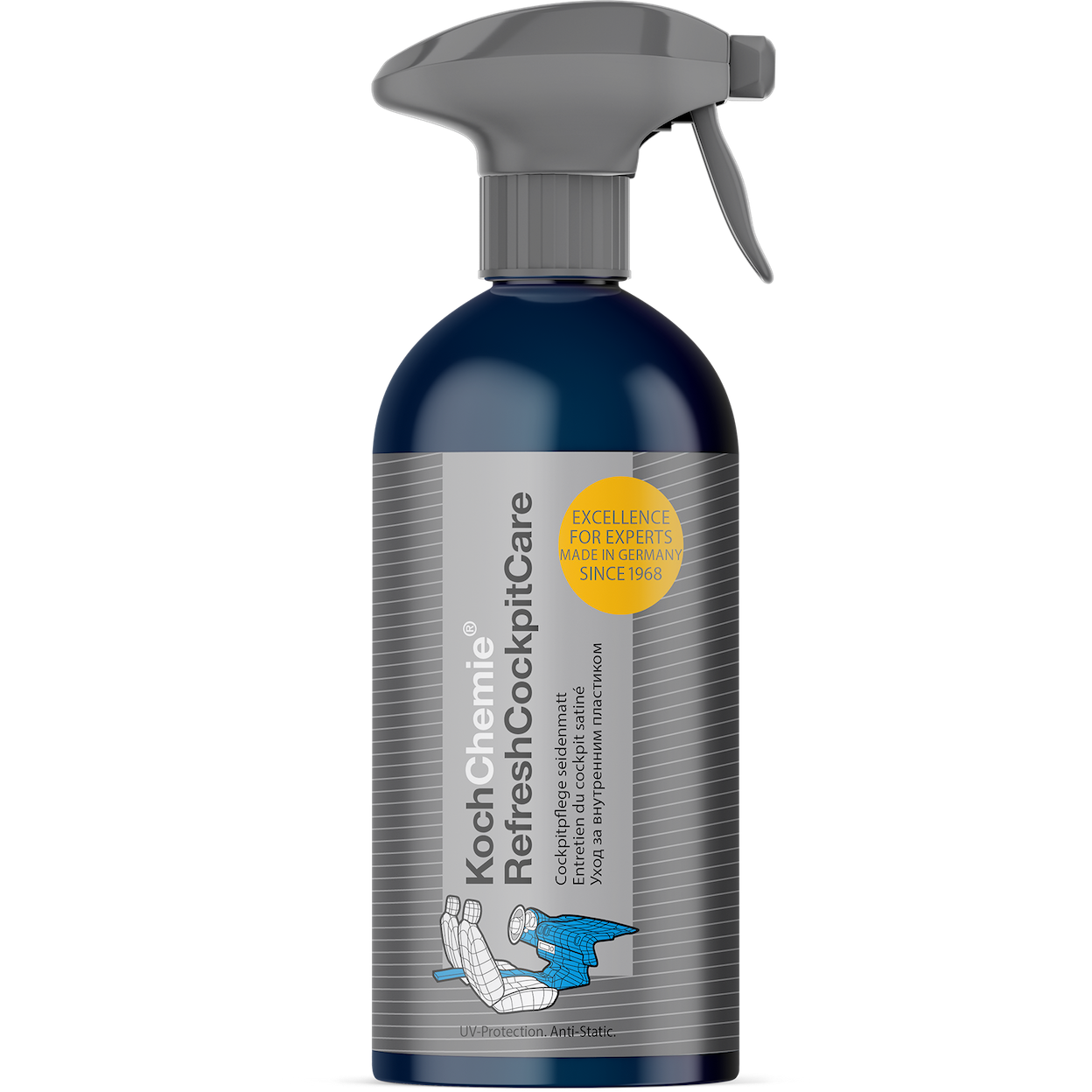 Засіб для догляду за пластиком всередині салону RefreshCockpitCare 500 мл