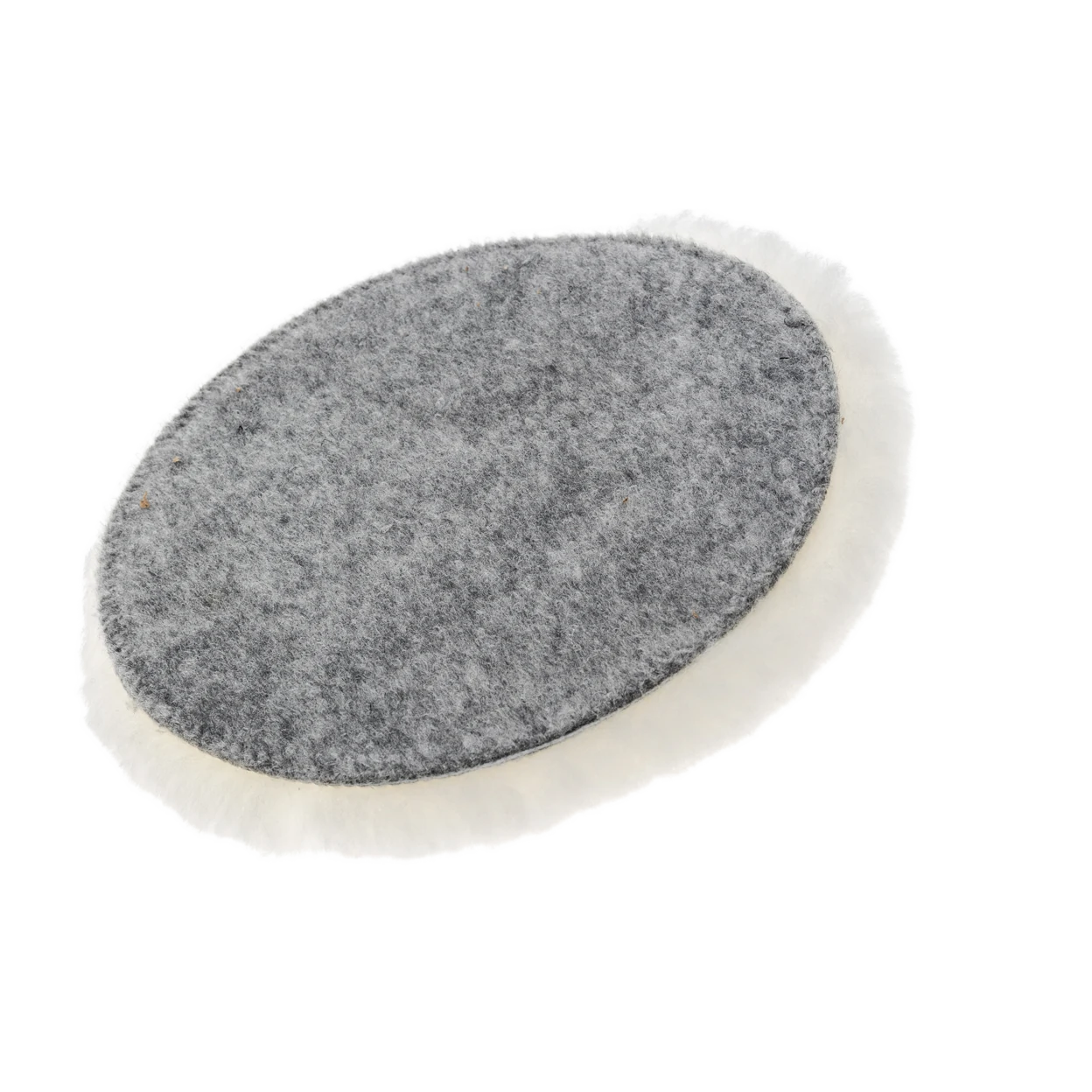 Полірувальний хутряний круг білий lammfell-Pad 180 mm . 1 шт