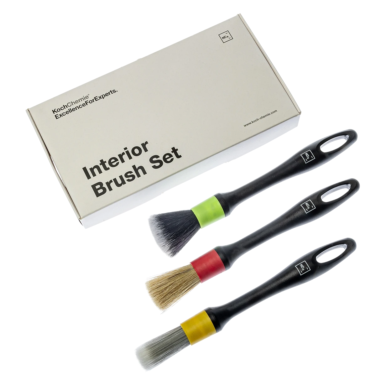 Набір щіток для догляду за автомобілем (3 штуки) Interior Brush Set 3 шт