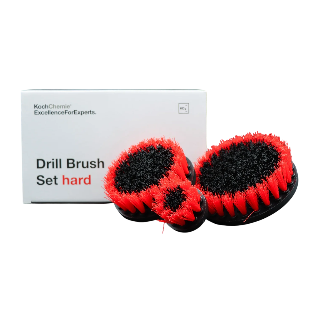 Набір щіток для очищення поверхонь з високим ступенем жорсткості Drill Brush Set Hard набір 3 шт