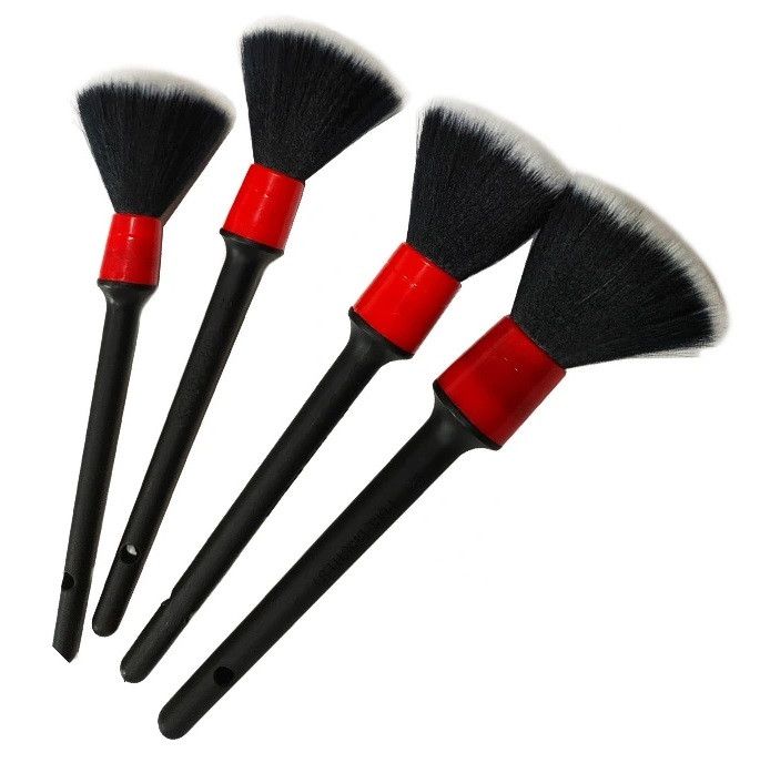 Набір пензлів для детейлингу з м'яким ворсом 4 шт Detail Brush Soft SGCB