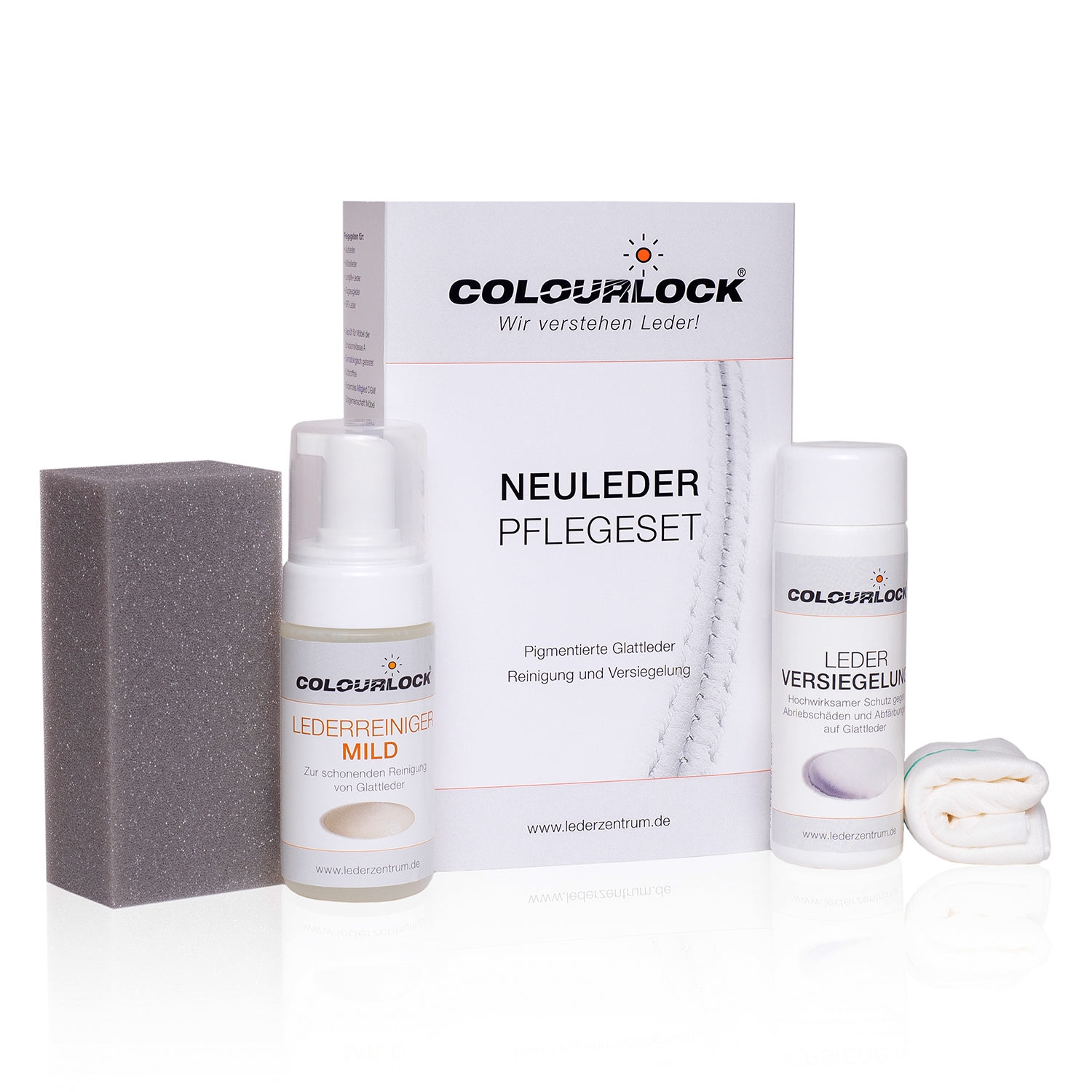 Набір для догляду за новою шкірою з захистом New Leather Care Kit with Leather Shield COLOURLOCK